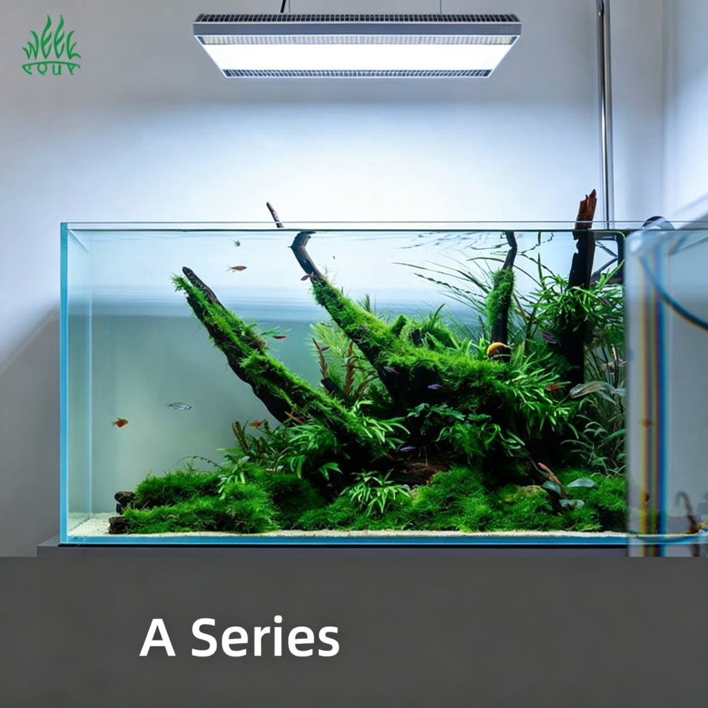 Planted Aquarium Aquascape - 위크 아쿠아 A430Pro LED 수족관 조명
