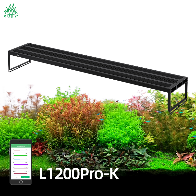 Planted Aquarium Cycling - 위카쿠아 L1200K 프로 120CM 앱 제어