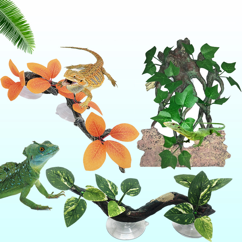 Aquarium Plant Vine - 작은 레진 수족관 장식용 식물 덩굴