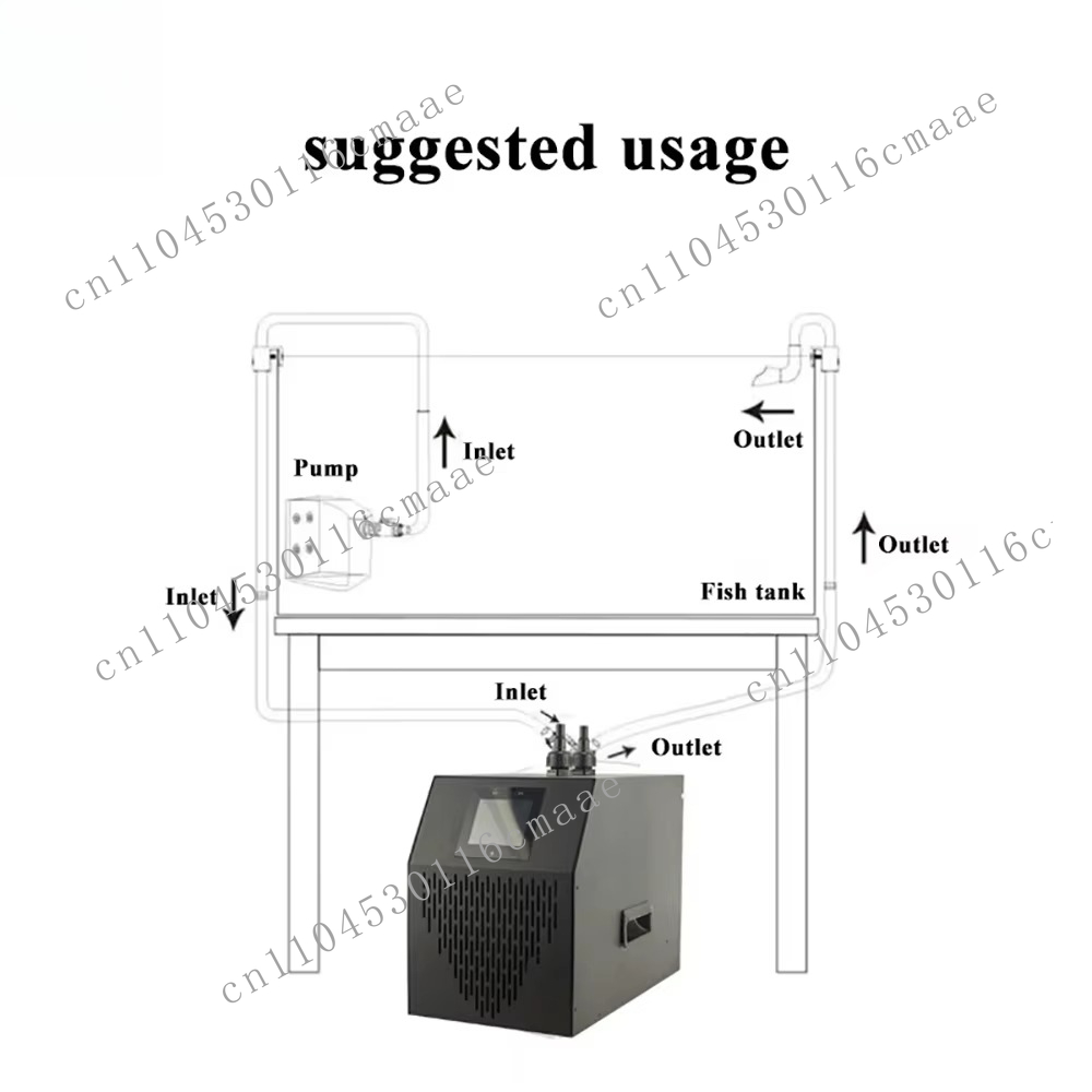 Planted Aquarium Water Temperature - YS 35L-500L 해양 수족관 냉각기 (산호초,