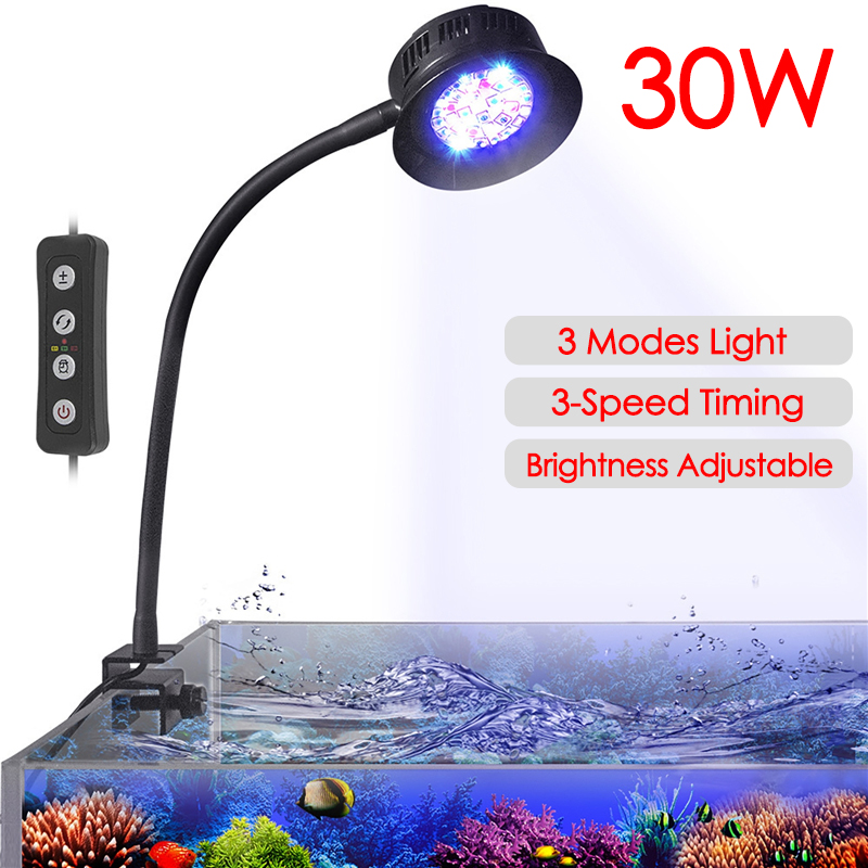 Aquarium Planted Tank Light - 30W 수족관 물고기 탱크 바다 물
