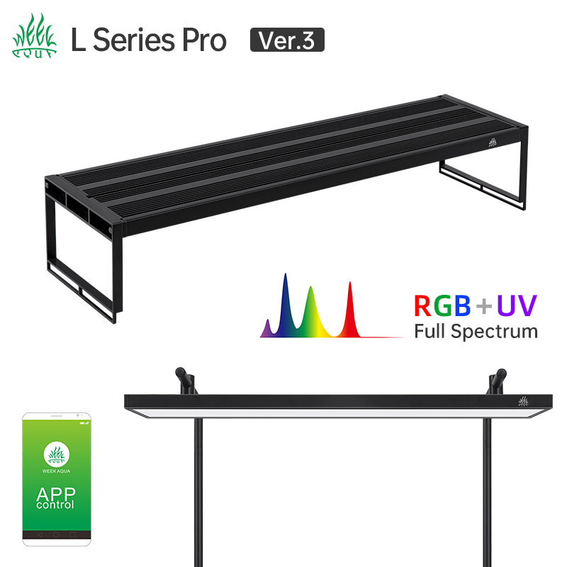 Aquarium Planted Tank Light - WEEK AQUA L 시리즈 앱 제어