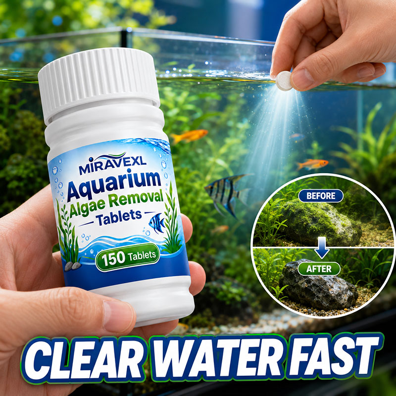 Planted Aquarium Aquascape - 미라베엑스엘 150 수족관 조류 제거 정제,