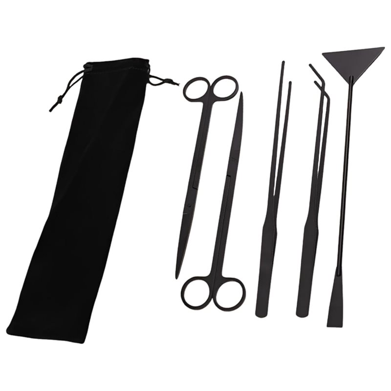 TFORU-롱 블랙 스테인리스 스틸 아쿠아스케이핑 도구 - Planted Aquarium With Sand 리뷰 및 가격