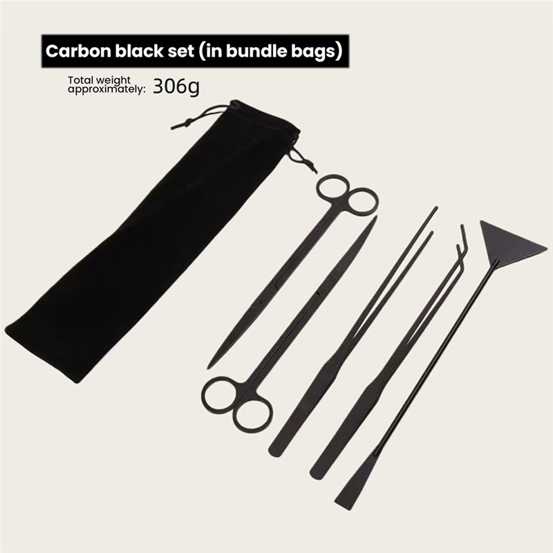 TFORU-롱 블랙 스테인리스 스틸 아쿠아스케이핑 도구 - Planted Aquarium With Sand 리뷰 및 가격