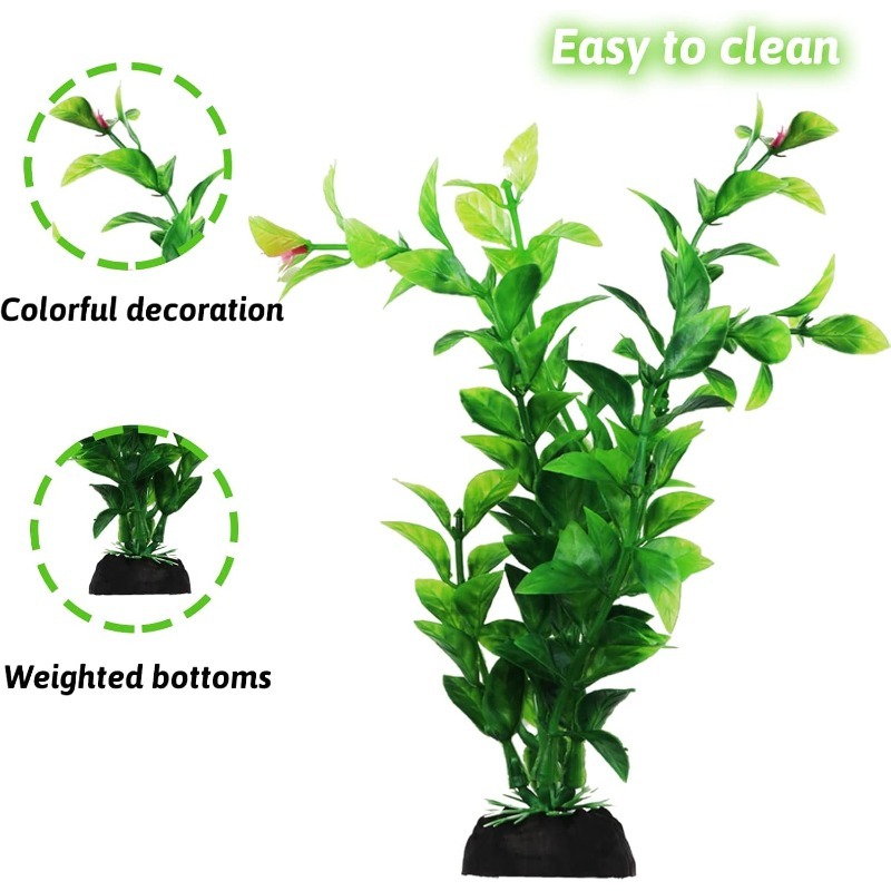10 개/대 인공 수족관 식물 장식품 녹색 플라스틱 시 - Aquarium Plant Vine 리뷰 및 가격