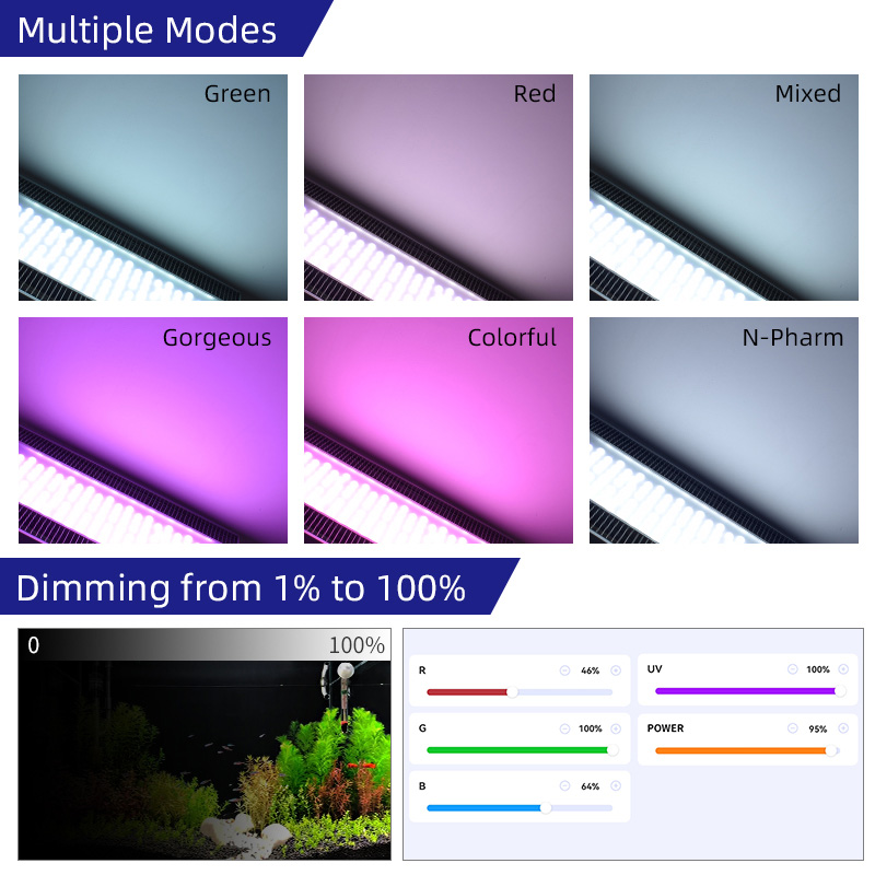 위크 아쿠아 A430Pro LED 수족관 조명 120W - Planted Aquarium Aquascape 리뷰 및 가격