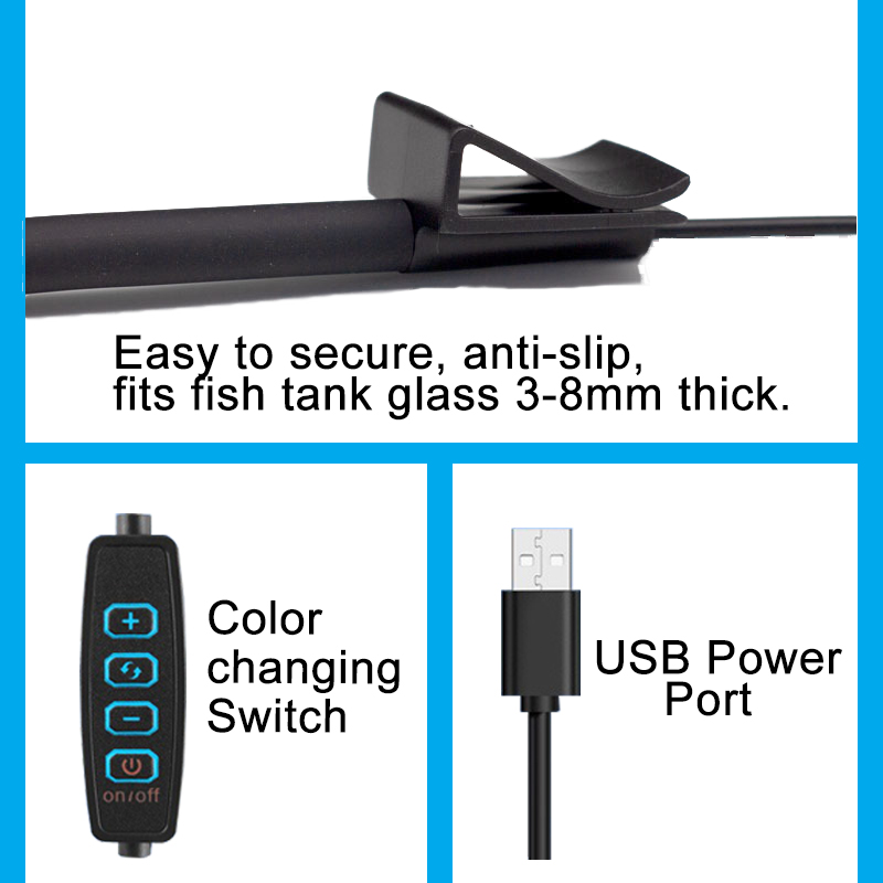 USB 수족관 LED 램프 어항 조명 장식 수생 식물  - Aquarium Planted Tank Light 리뷰 및 가격