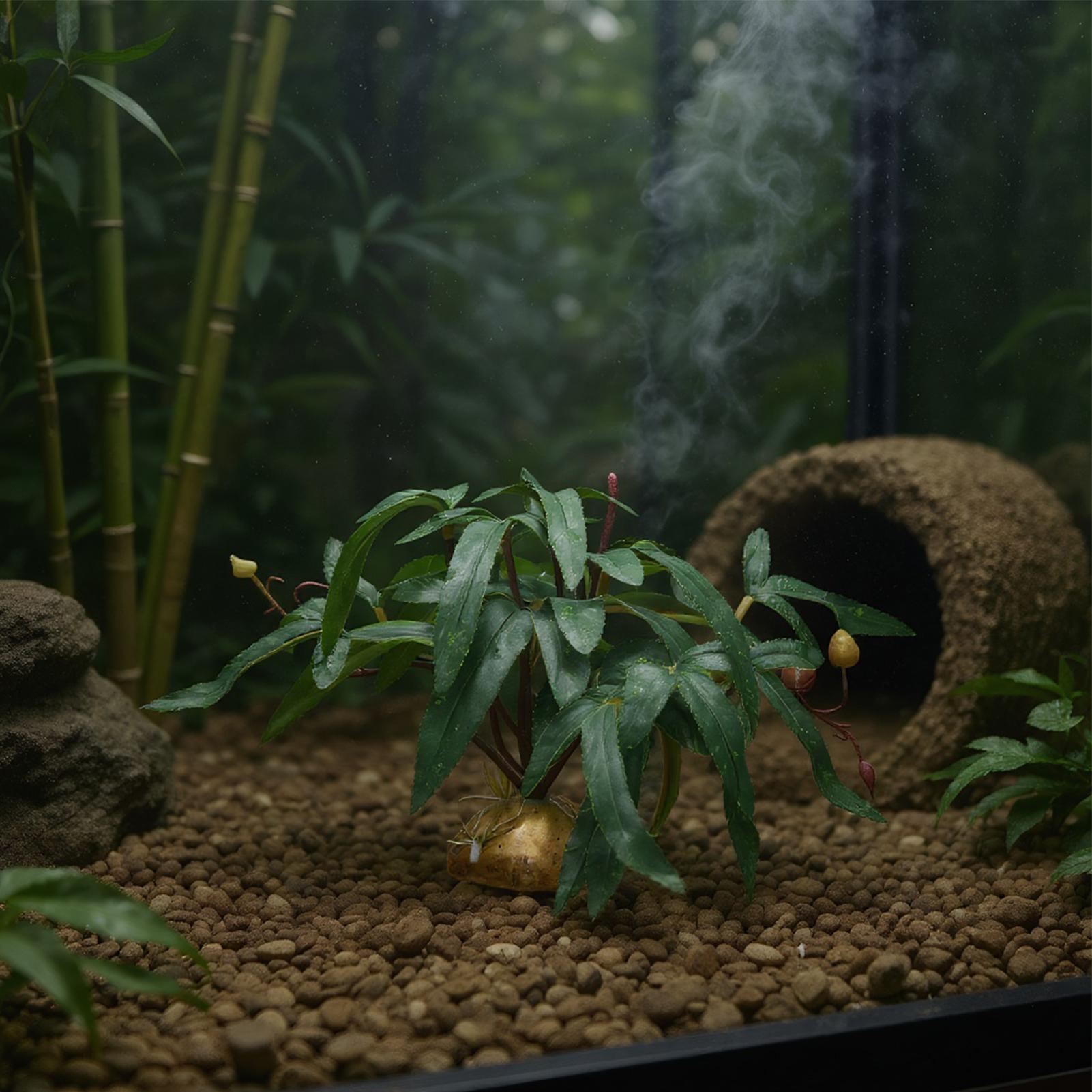 가짜 파충류 식물 뱀 탱크 장식품, 실제같은 수족관 장 - Aquarium Plant Ornament 리뷰 및 가격