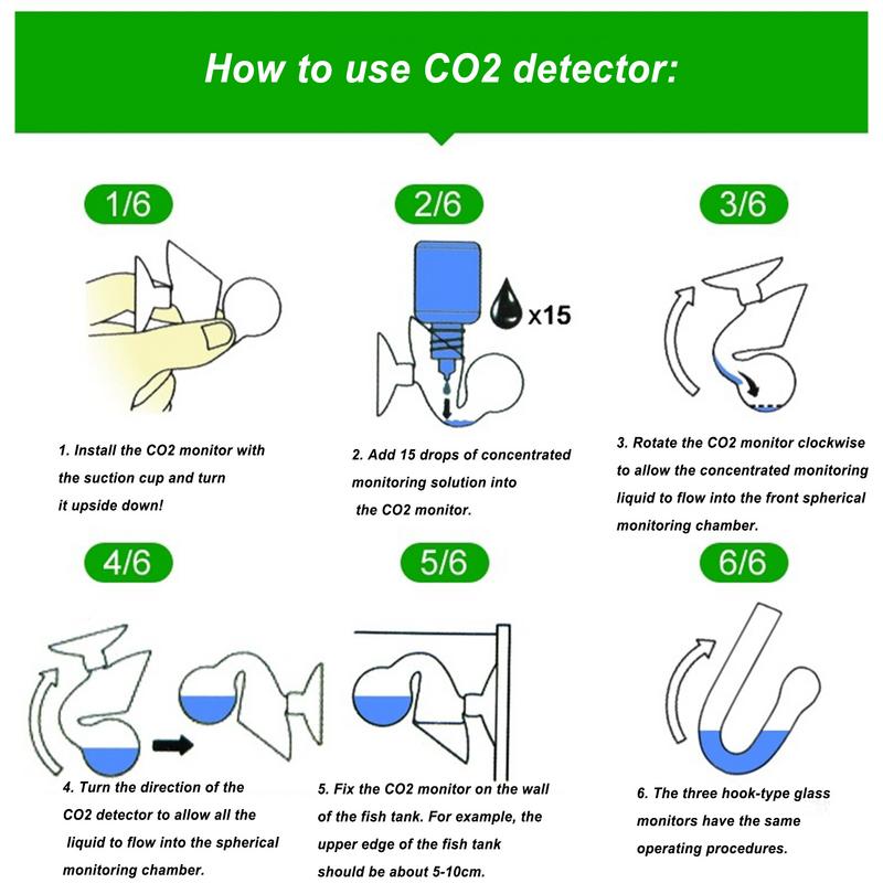 수족관 CO2 표시기 솔루션 15ml 수조 장기 모니터 - Aquarium Plant Nutrients 리뷰 및 가격