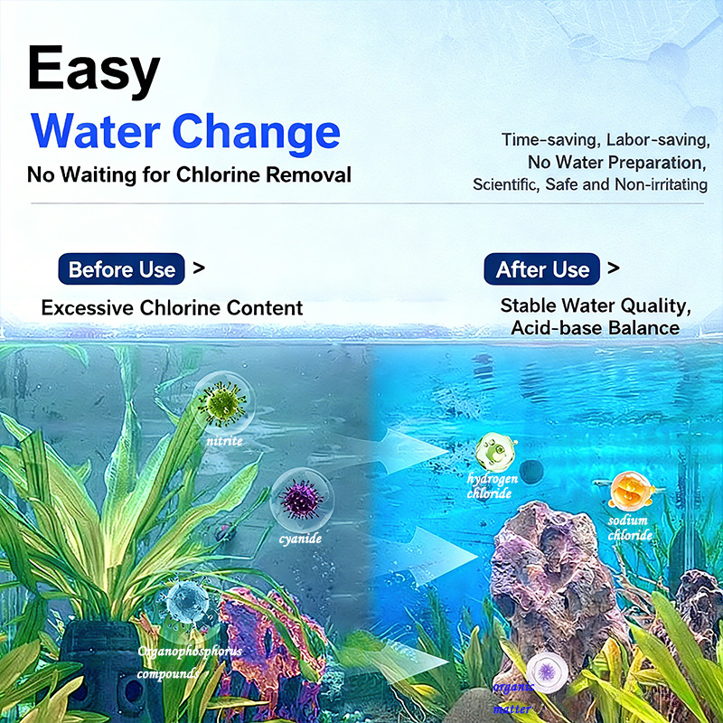 수족관 물 정화제 담수 수족관 암모니아 해독제 조류 제 - Planted Aquarium Products 리뷰 및 가격