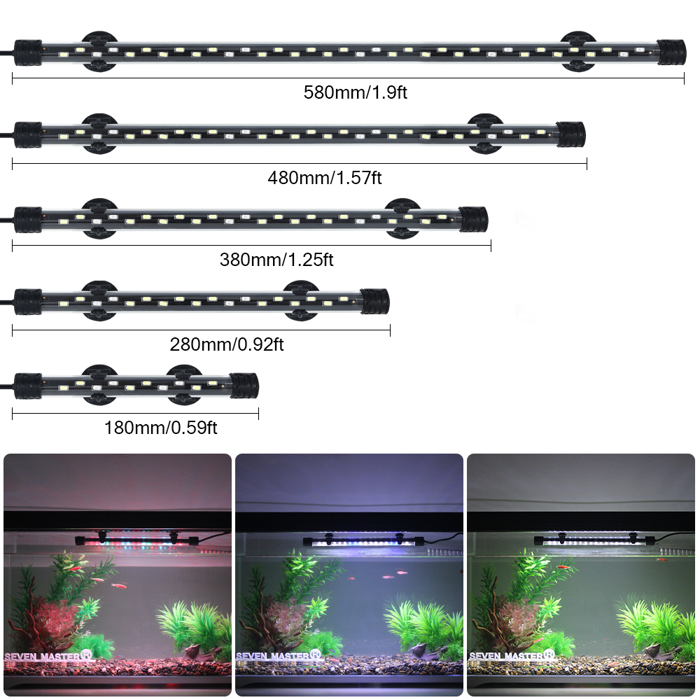 수족관 빛 LED 식물 성장 램프 방수 물고기 탱크 빛 - Aquarium Plant Ornament 리뷰 및 가격