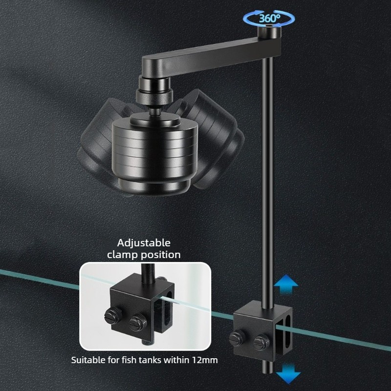 어항 조명 LED 3색 방수 조절 가능 수족관 램프 클 - Aquarium Planted Tank Light 리뷰 및 가격