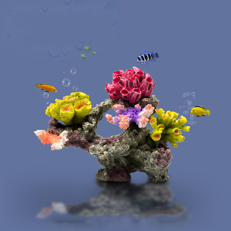 Betta 어항 장식품 대형 산호초 돌 섬 애완 동물  - Planted Aquarium For Betta 리뷰 및 가격