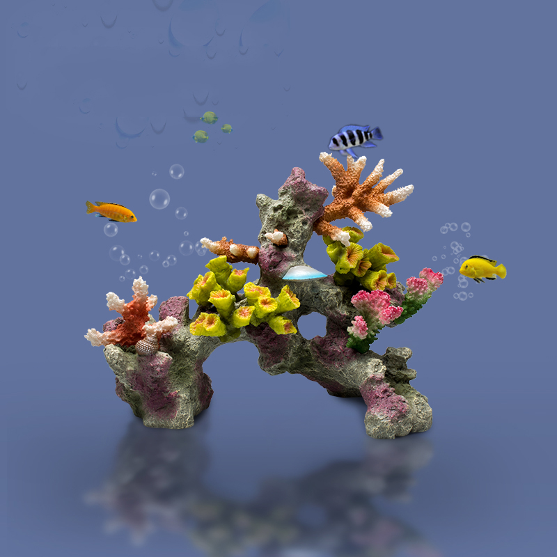 Betta 어항 장식품 대형 산호초 돌 섬 애완 동물  - Planted Aquarium For Betta 리뷰 및 가격