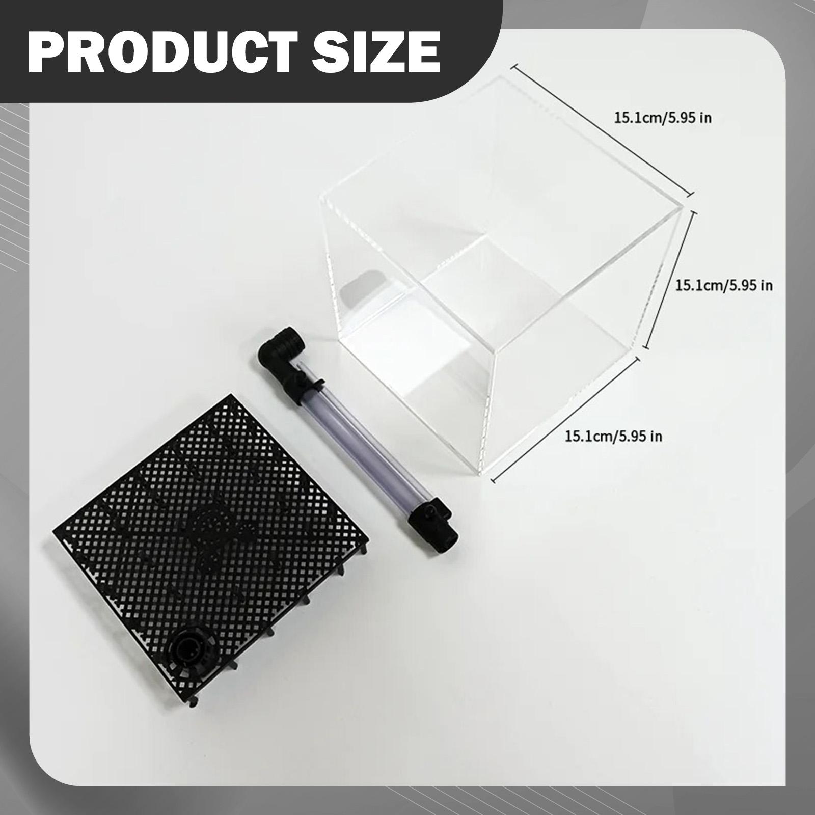 투명 아크릴 어항 필터 박스 언더그레이블 미니 사각형  - Planted Aquarium Undergravel Filter 리뷰 및 가격