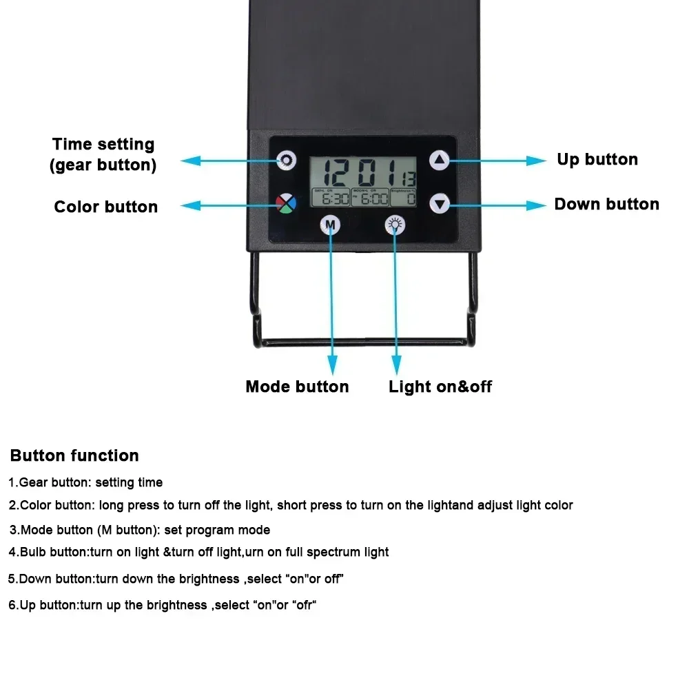 IP68 방수 수족관 LED 조명, 수생 식물 성장 램 - Aquarium Planted Tank Light 리뷰 및 가격