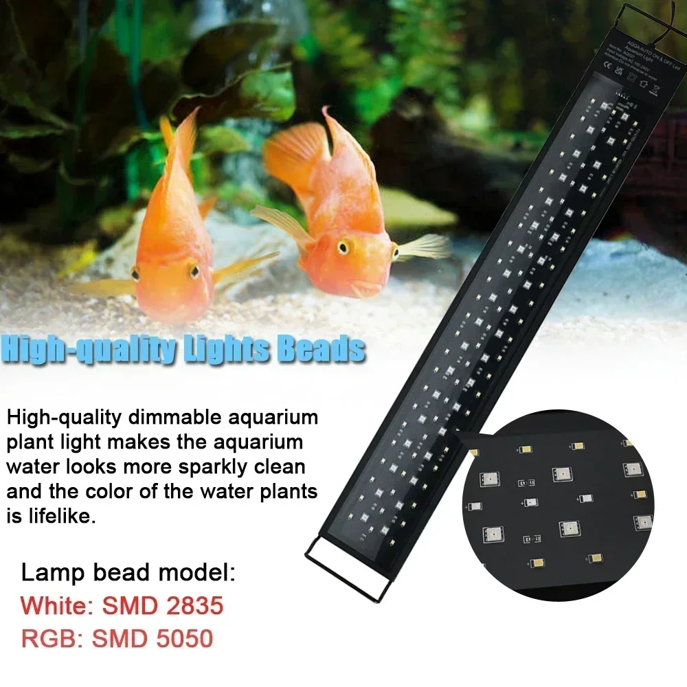IP68 방수 수족관 LED 조명, 수생 식물 성장 램 - Aquarium Planted Tank Light 리뷰 및 가격