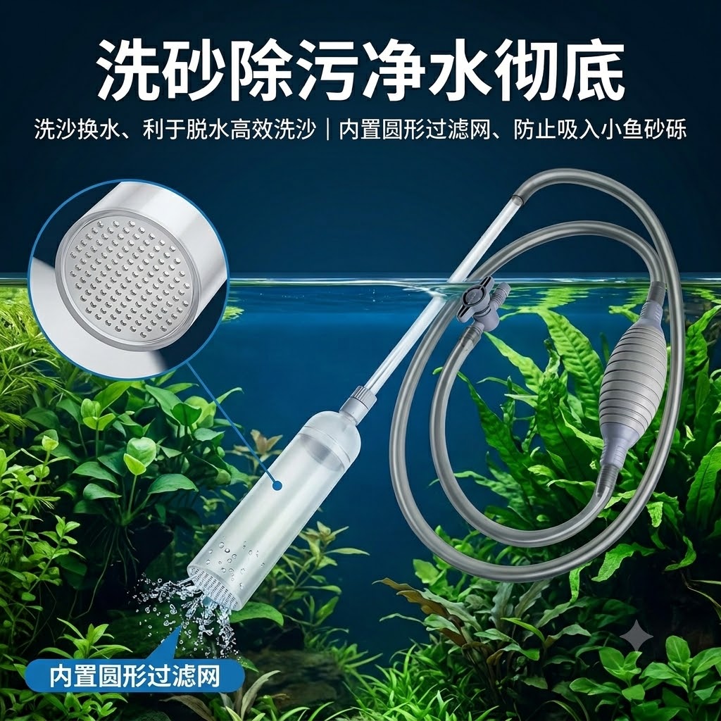 수족관 사이펀, 수동 물교환기, 어항 자갈 청소기, 물 - Planted Aquarium Products 리뷰 및 가격