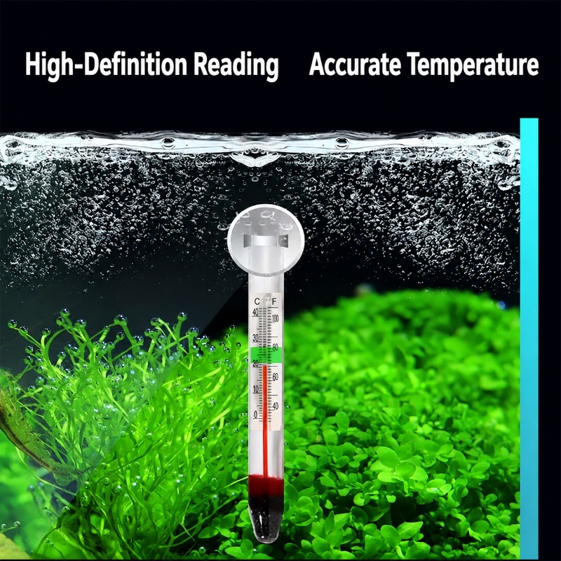 흡착컵이 있는 수족관 유리 온도계, 어항, 거북이 수조 - Planted Aquarium Water Temperature 리뷰 및 가격