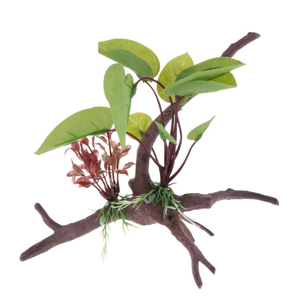 파충류 테라리움 식물 인공 정글 덩굴 장식 용품 파충류 - Aquarium Plant Vine 리뷰 및 가격