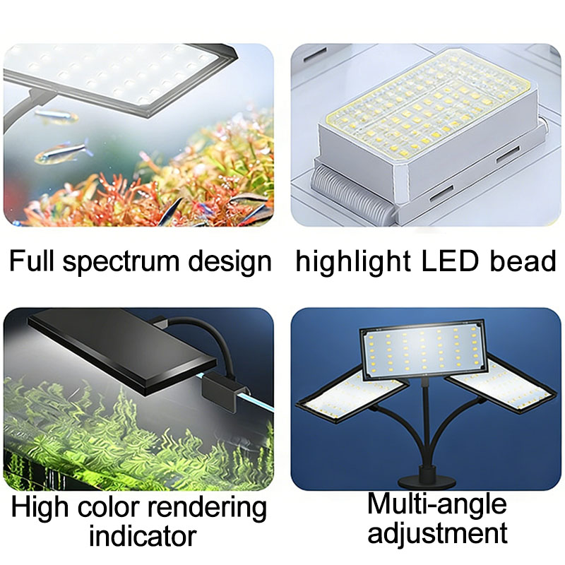 수족관 어항용 풀 스펙트럼 LED 조명, 사이클 타이밍 - Aquarium Planted Tank Light 리뷰 및 가격