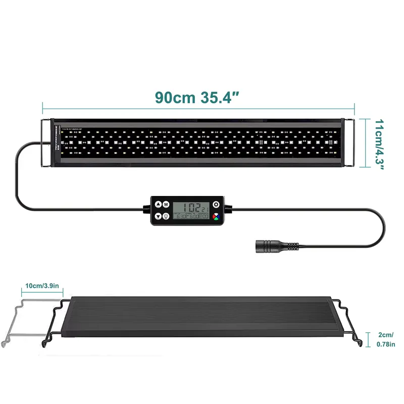 시로카 SRK-YFT 90cm 풀 스펙트럼 LED 수족 - Aquarium Planted Tank Light 리뷰 및 가격