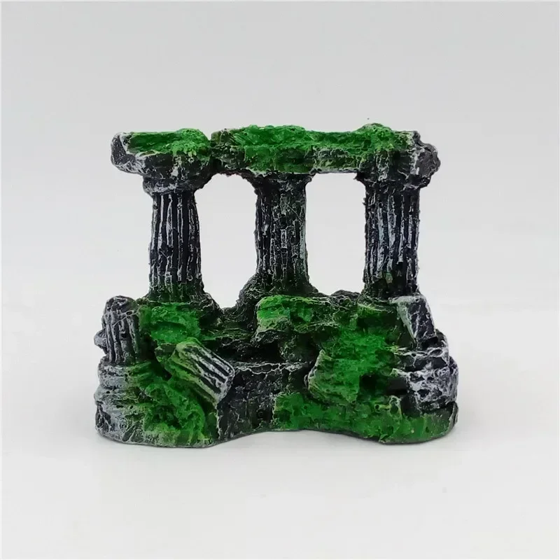 수족관 물고기 탱크 광장 로마 돌 기둥 수지 수동 돌  - Aquarium Plant Ornament 리뷰 및 가격