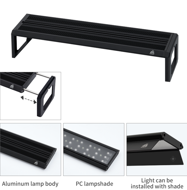 위크 아쿠아 M 시리즈 RGB UV LED 수족관 조명 - Aquarium Planted Tank Light 리뷰 및 가격