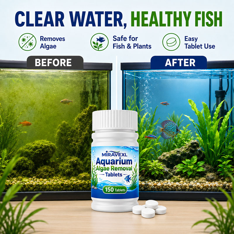 미라베엑스엘 150 수족관 조류 제거 정제, 안전한 조 - Planted Aquarium Aquascape 리뷰 및 가격