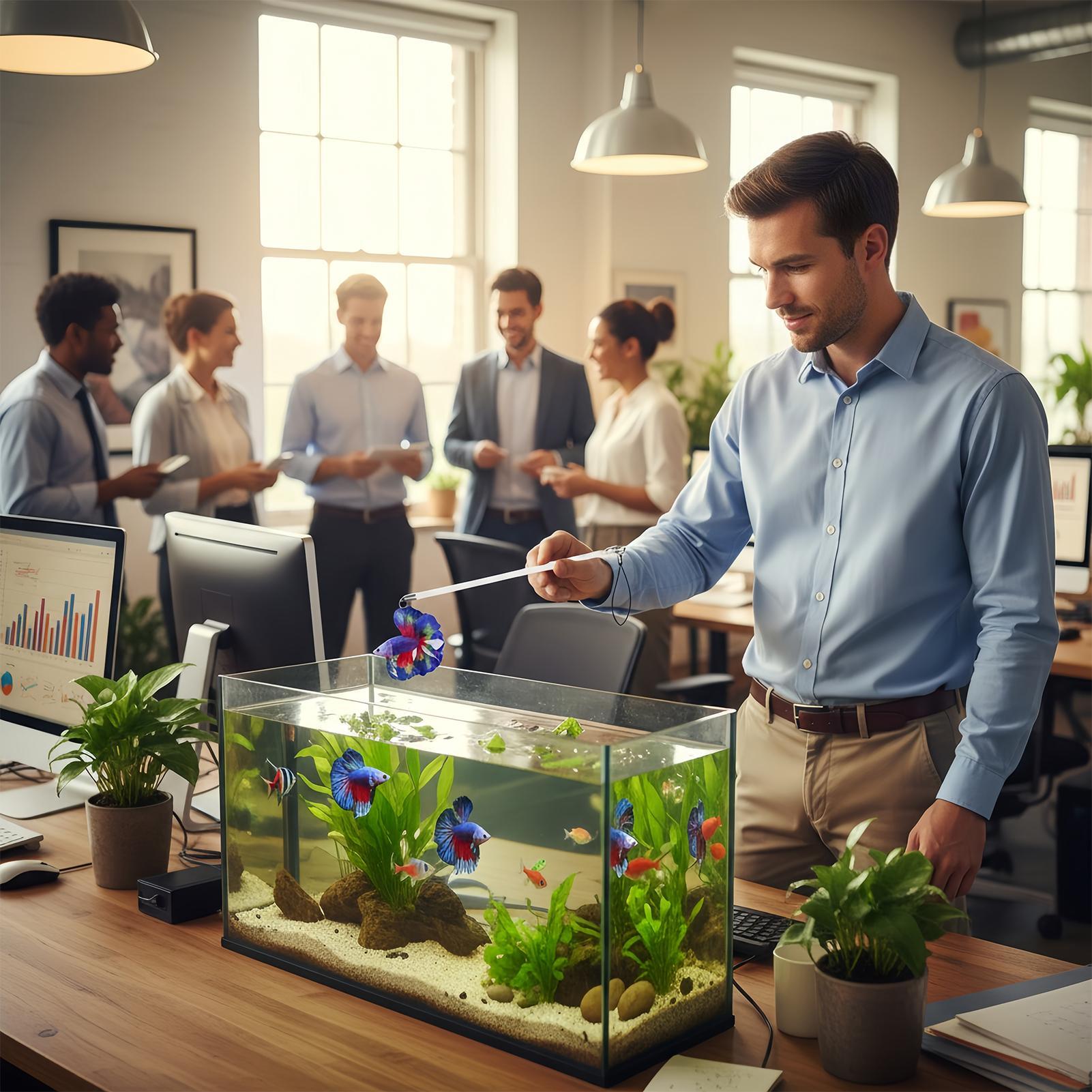 베타 물고기 훈련용 막대, 인터랙티브 엔리치먼트, 사실 - Planted Aquarium For Betta 리뷰 및 가격