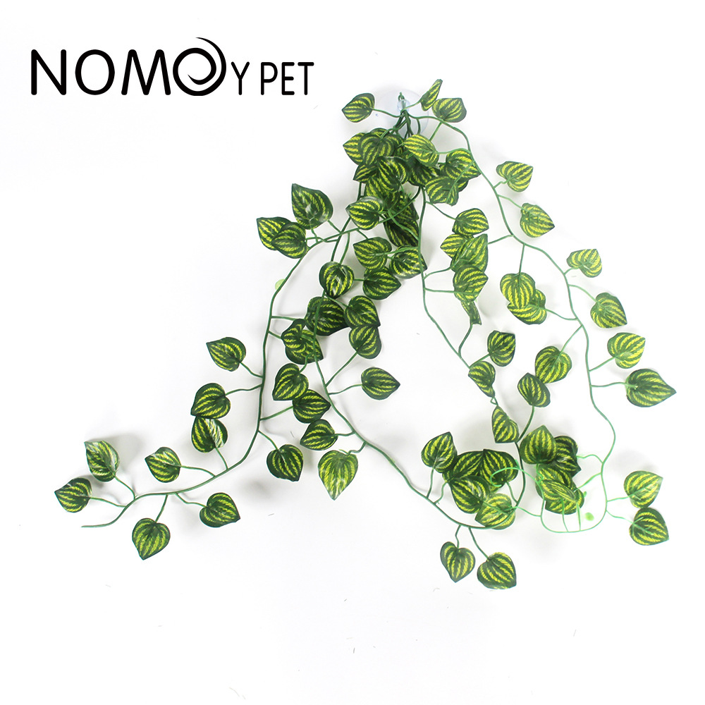 NOMOY 인조 잎이 달린 덩굴 - 테라리움 및 어항  - Aquarium Plant Vine 리뷰 및 가격